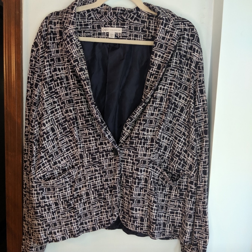 Cato One Button Blazer
